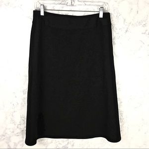 Chico’s Black A Line Knee Length Skirt